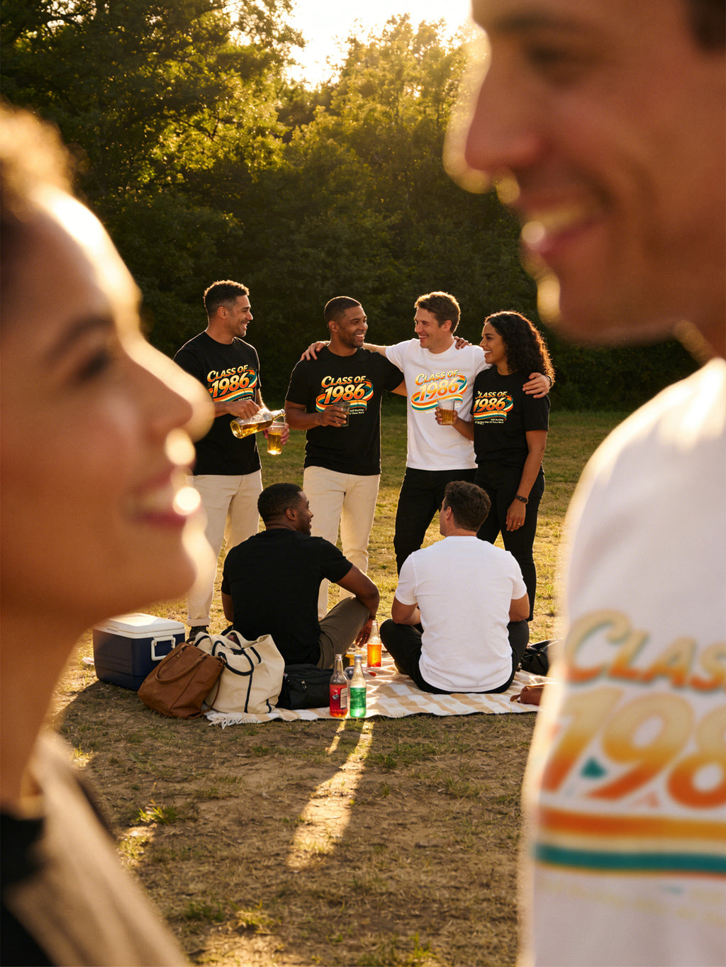 Class of 1986 T-Shirt, Still Rocking After All These Years Retro Cassette Tape Tee, Vintage 80s High School Reunion Shirt for Gen X, 1986 Graduation Nostalgic Group Apparel