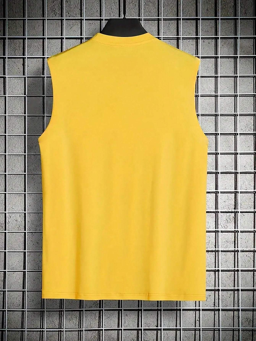 Printed Design - Not Textured Men's Fashion Loose-Fit Tank Top with \