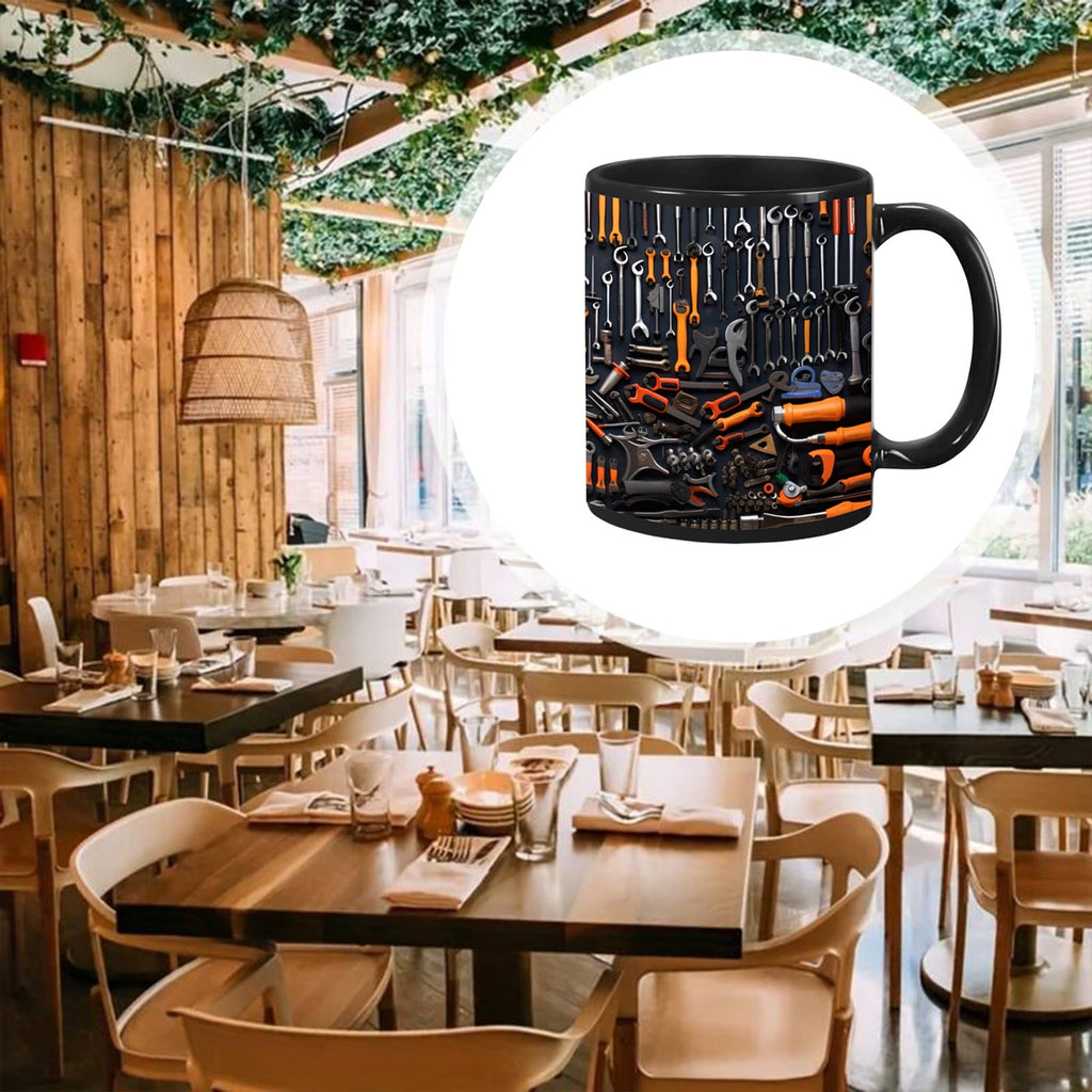 Yooshoverk Mug 3D Mechanic Toolbox Design Solving Creative Gift Coffee Water Cup