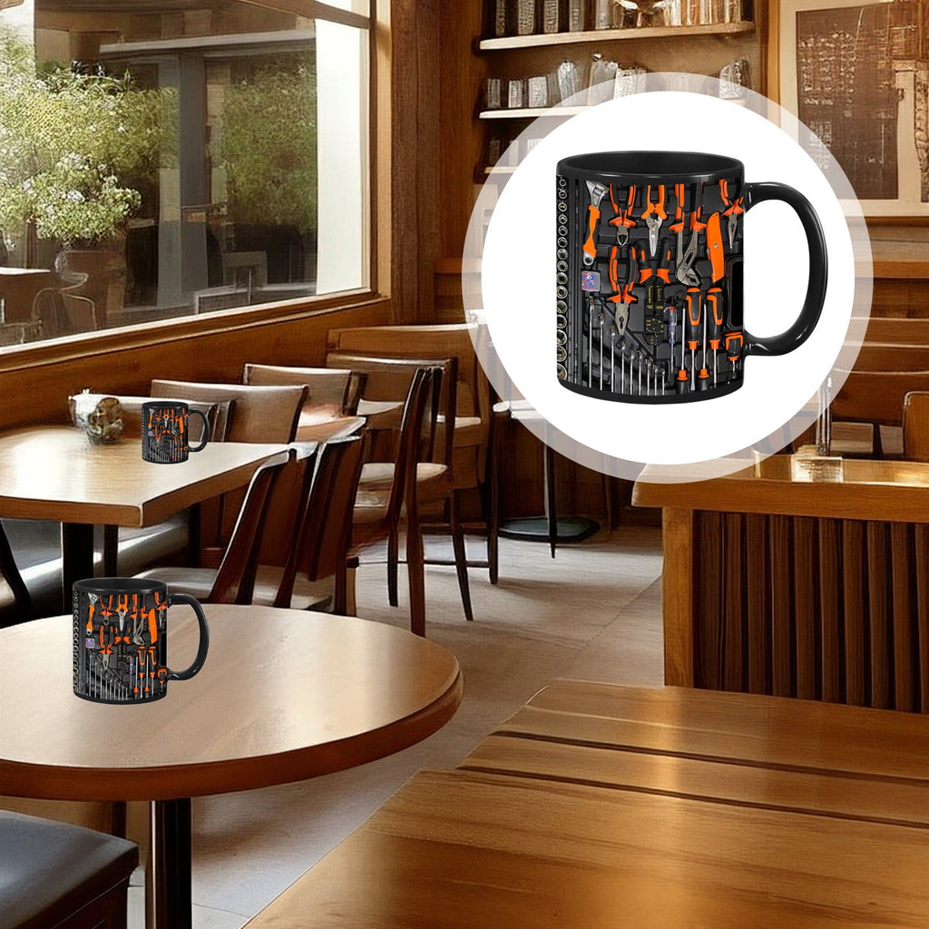 Yooshoverk Mug 3D Mechanic Toolbox Design Solving Creative Gift Coffee Water Cup