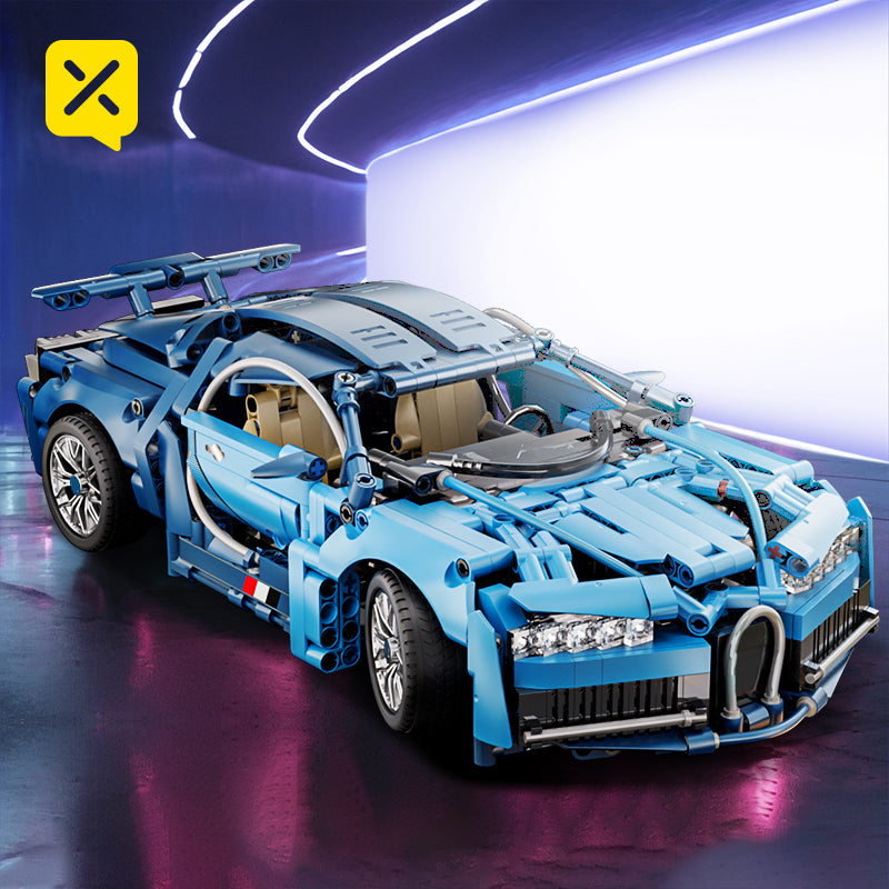 1144 cool building block racing cars, sports car models, super sports car, easy splicing and easy operation, good holiday gifts, suitable for Christmas and other holiday gifts