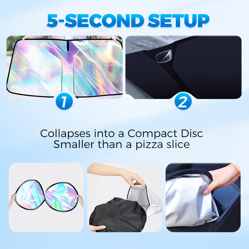 🌈Summer Hot Sale 50% OFF🌞Laser Car Windshield Sunshade