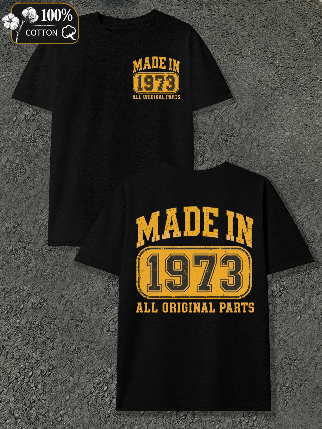 1973 Men'S T-Shirts with Markings