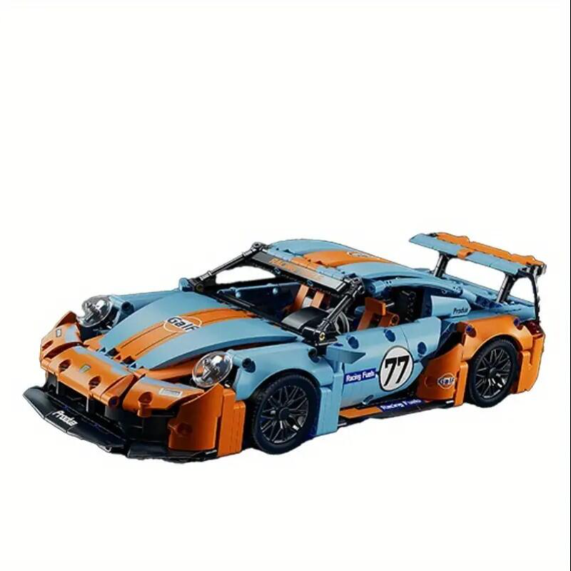 1623+ pieces of GT3 RS racing building block set, a creative DIY building toy for luxury car models, perfect for teenagers over 14 years old, the best gift for Christmas/New Year/birthday/party/Valentine's Day