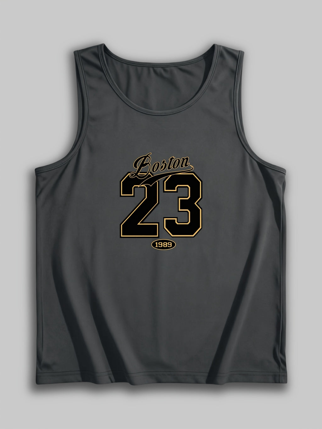 Men's Jersey, 1pc Men's Sports Vest, Boston 23 Printed Sports Vest, Regular-Fit Sleeveless Fitness Wear, Soft and Comfortable Fabric, Suitable for Gym Exercise, Outdoor Activities, and Daily Casual Wear, Father's Day Gift, Men's Gifts, Father's Day