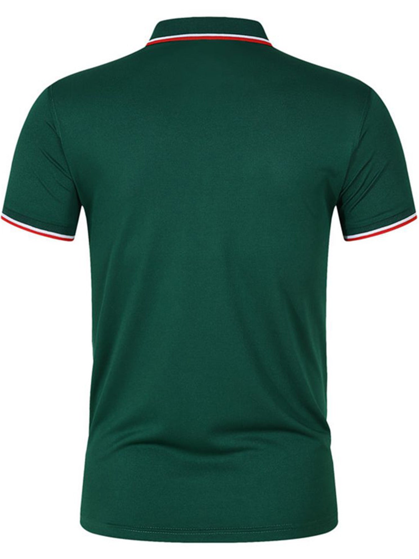 Men's Casual LONDON Print Golf Shirt, Short Sleeve Lapel Collar Comfortable Fashion Top