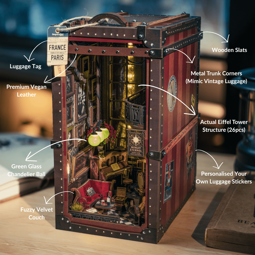 Eternal Midnight Paris Book Nook Kit | Collector’s Edition