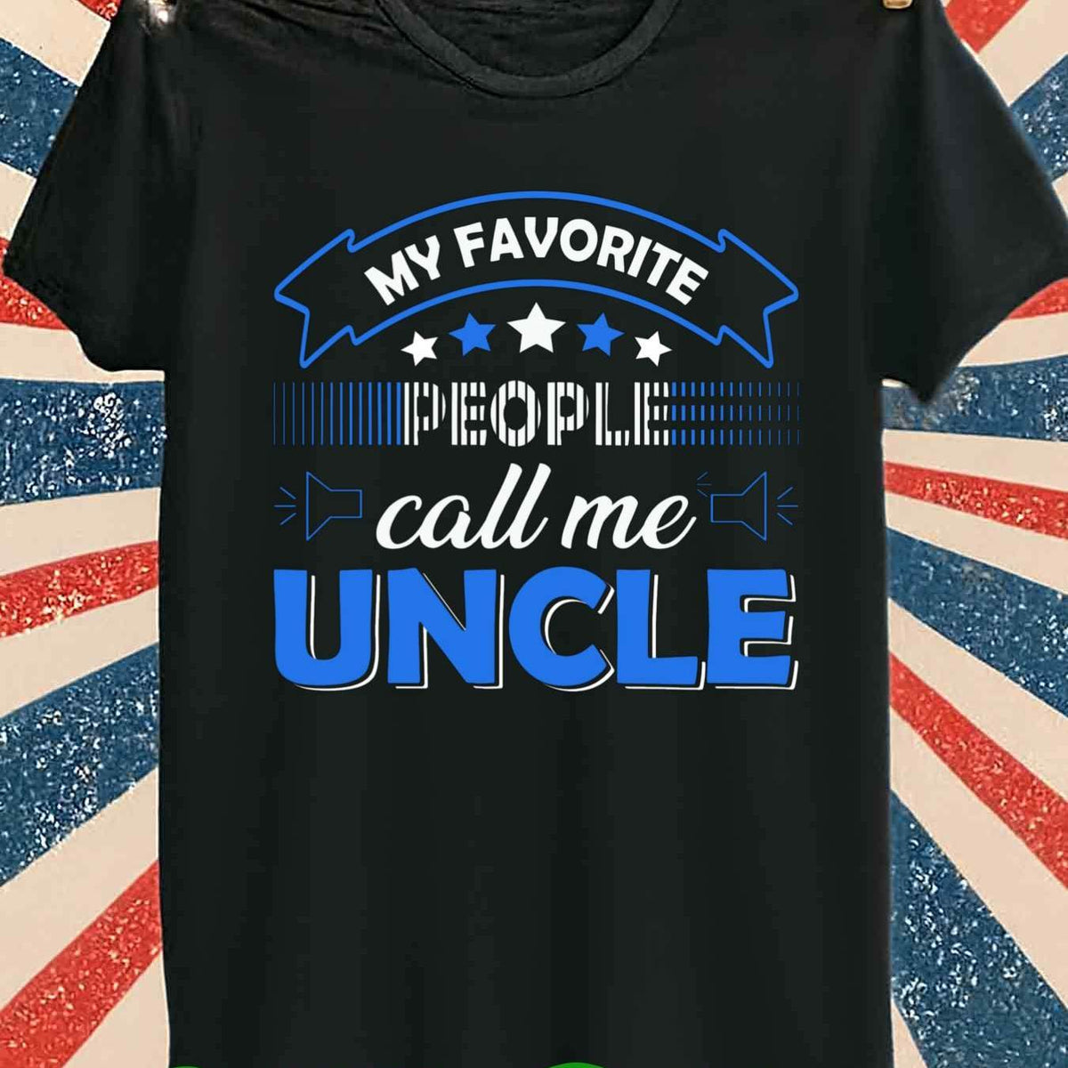 Favorite Uncle T-Shirt | Funny Humor Tshirts for Men, 180G 100% Black, Soft and Comfortable, Unique Designs, Summer Prints, Vintage Sixty Years Old, Comfortable Daily Wear, Crew Neck, Casual Style, All-Season Fit
