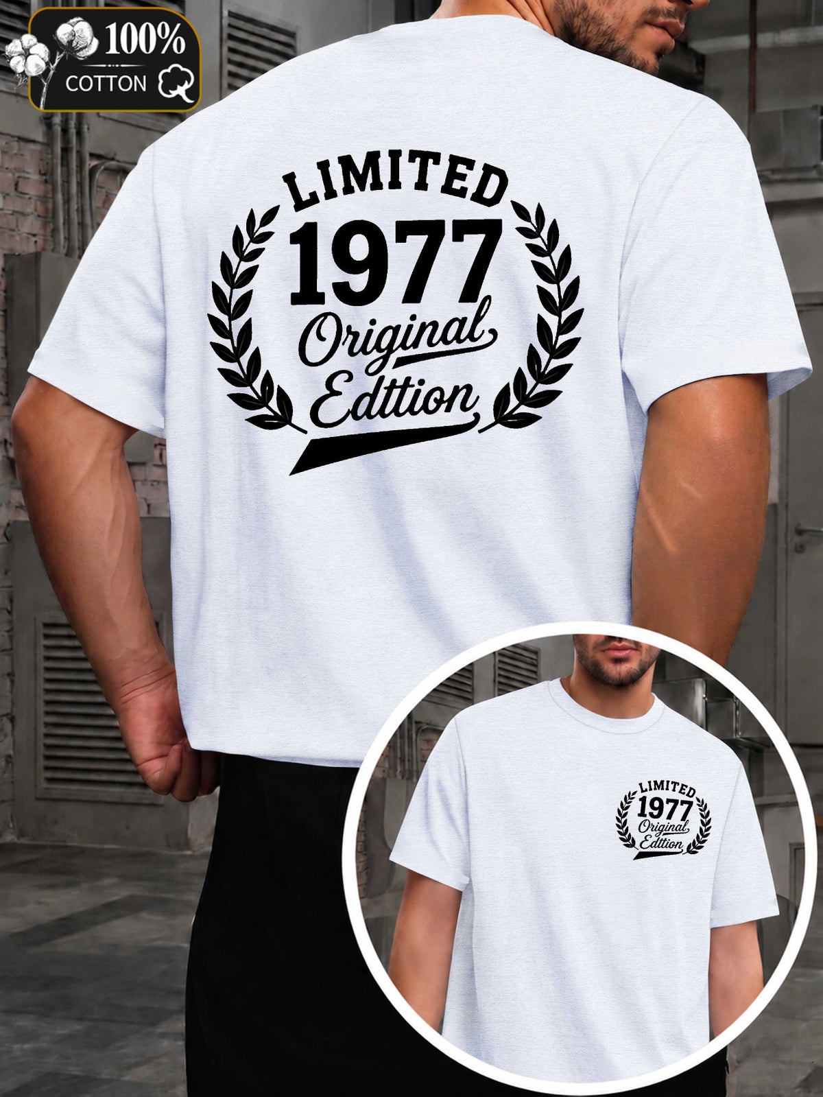 Limited Original Edition Men's T-shirts with Markings
