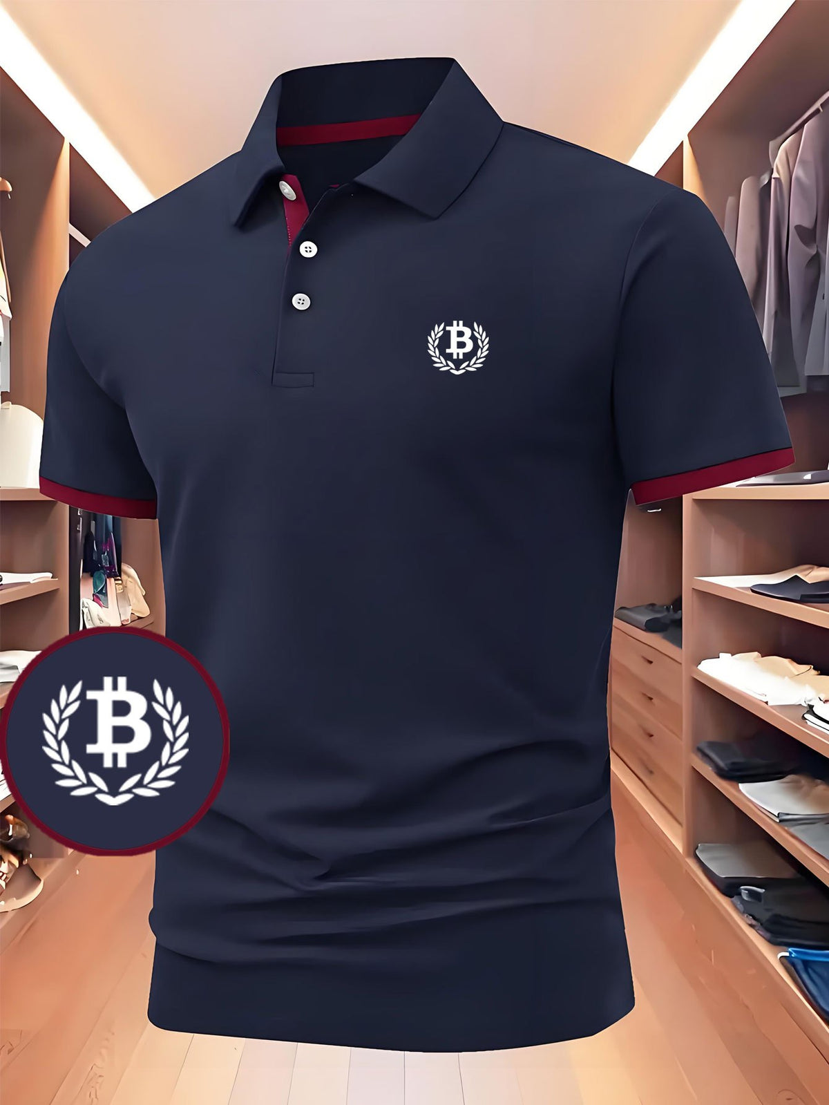 Men'S Fashion Casual Polo Shirt Classic Geometric Print Pattern Shirt Upgraded Fabric Soft And Comfortable Lapel Color Matching Details Golf Sports Tennis Shirt Summer Daily Sports Short Sleeve Top