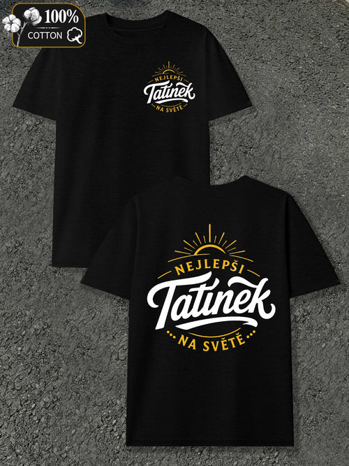 Best Dad in The World Men'S T-Shirts with Markings