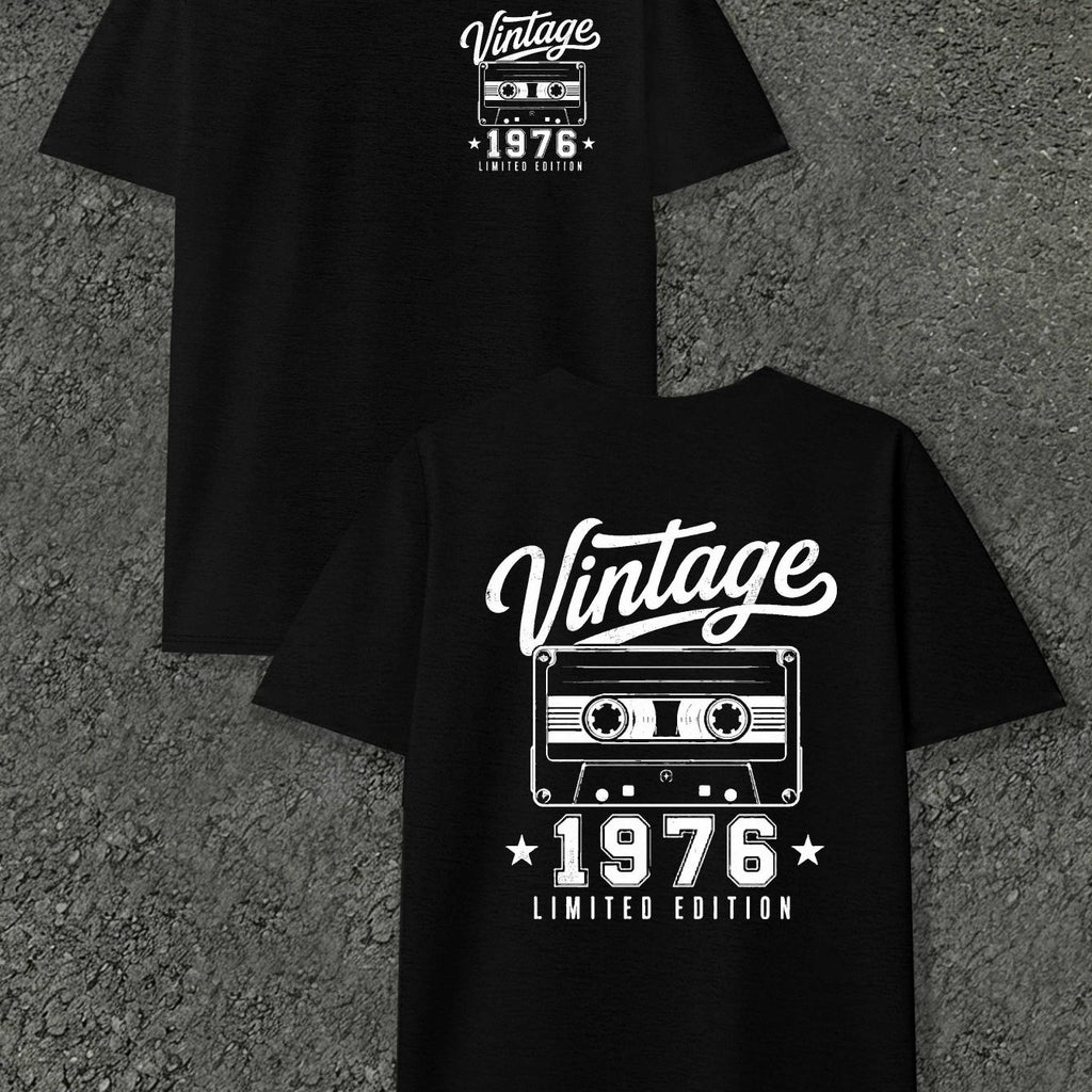 Vintage 1976 Edition Men'S T-Shirts with Markings