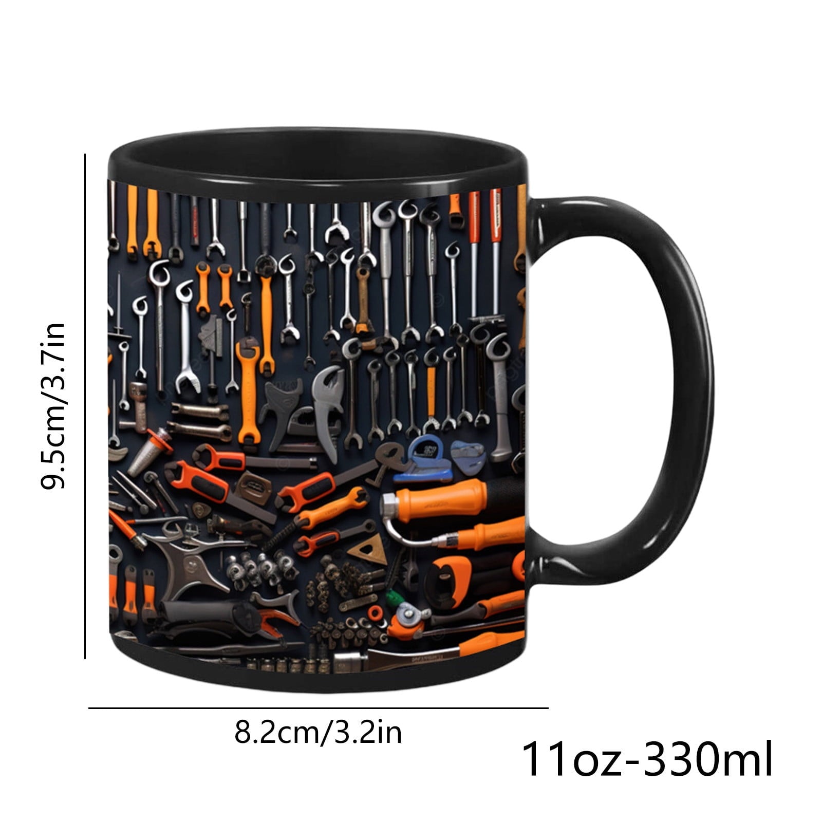Yooshoverk Mug 3D Mechanic Toolbox Design Solving Creative Gift Coffee Water Cup