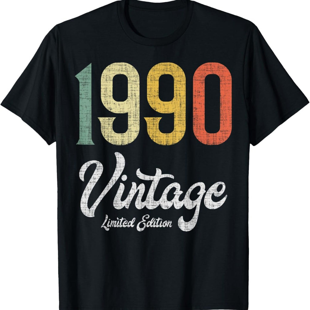 Vintage 1990 Limited Edition 32Nd Birthday T-Shirt