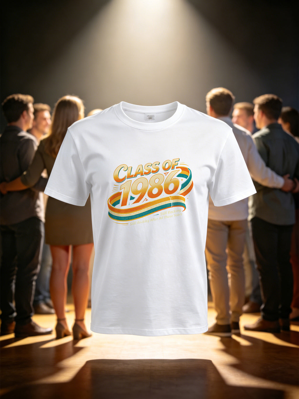 Class of 1986 T-Shirt, Still Rocking After All These Years Retro Cassette Tape Tee, Vintage 80s High School Reunion Shirt for Gen X, 1986 Graduation Nostalgic Group Apparel