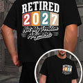 Retired Not My Problem Men'S T-Shirts with Markings