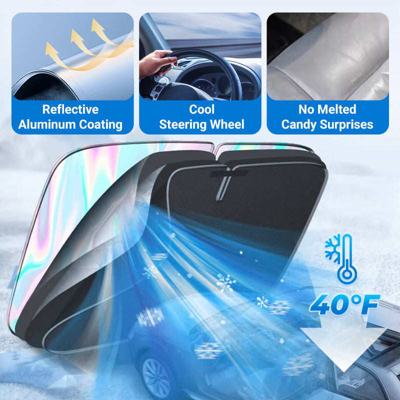 🌈Summer Hot Sale 50% OFF🌞Laser Car Windshield Sunshade