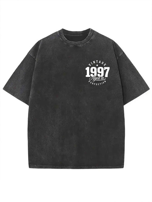 1997 Vintage Year Perfection Men'S Washed T-Shirt