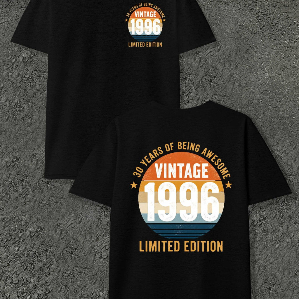 Vintage 1996 Limited Edition Men'S T-Shirts with Markings