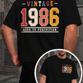 Vintage Aged to Perfection Men'S T-Shirts with Markings