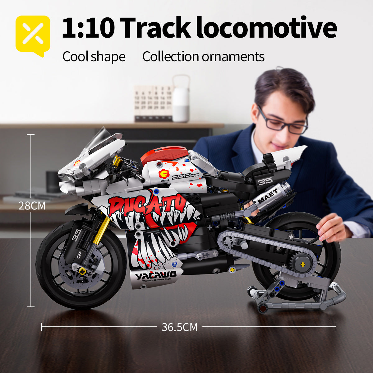 BrzXproe's 1020+ DIY building block cars and motorcycles, 1:10 supercar styling, a cool red exterior with a tech-inspired design, and easy assembly make them perfect for birthdays, Christmas, Halloween, Thanksgiving, and New Year gifts, perfect for collec