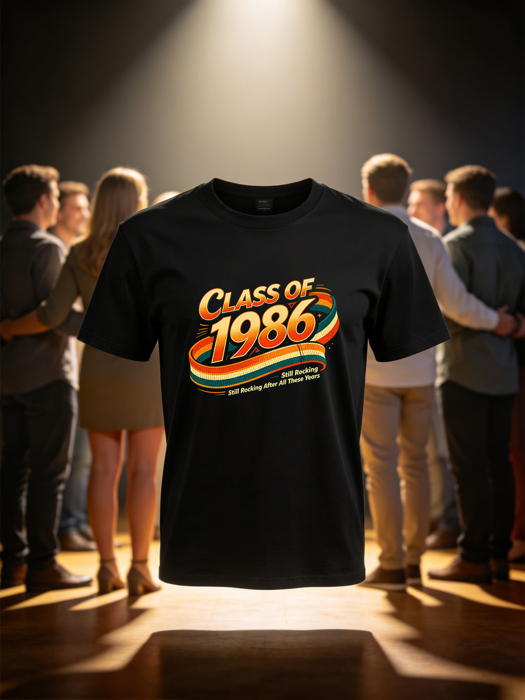 Class of 1986 T-Shirt, Still Rocking After All These Years Retro Cassette Tape Tee, Vintage 80s High School Reunion Shirt for Gen X, 1986 Graduation Nostalgic Group Apparel