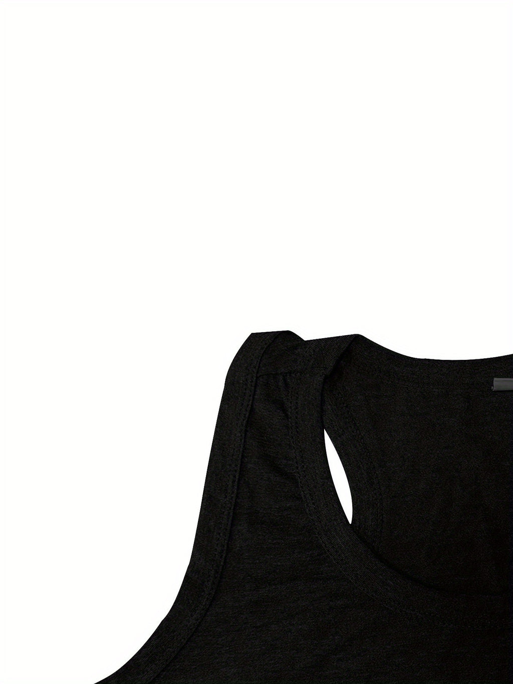 Women's  Cartoon Moon Print Hurdle Vest, Casual Crew Neck Sleeveless, Spring\u002Fsummer, Women's Fashion Vest