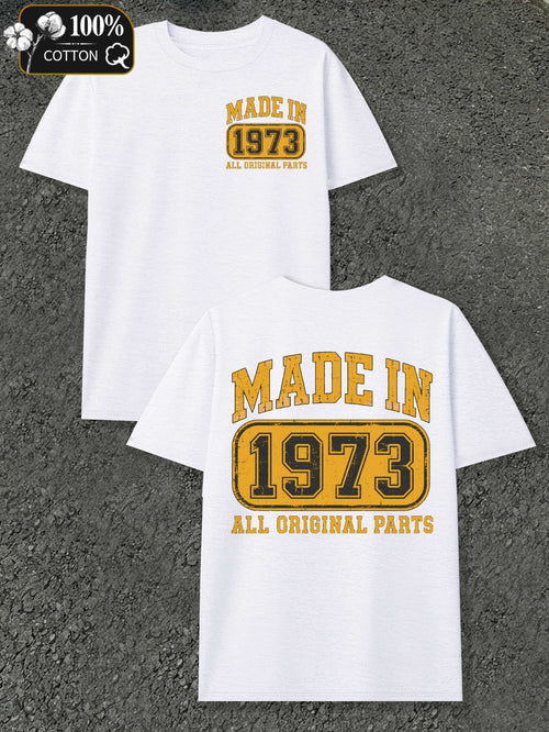 1973 Men'S T-Shirts with Markings