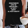 Women's Italian Phrase -Shirt - \