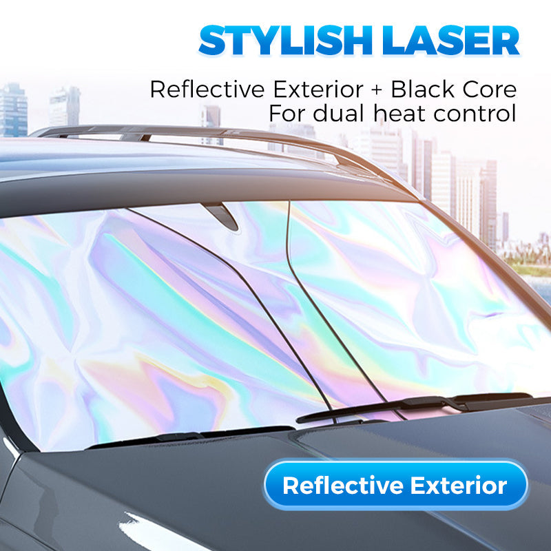 🌈Summer Hot Sale 50% OFF🌞Laser Car Windshield Sunshade