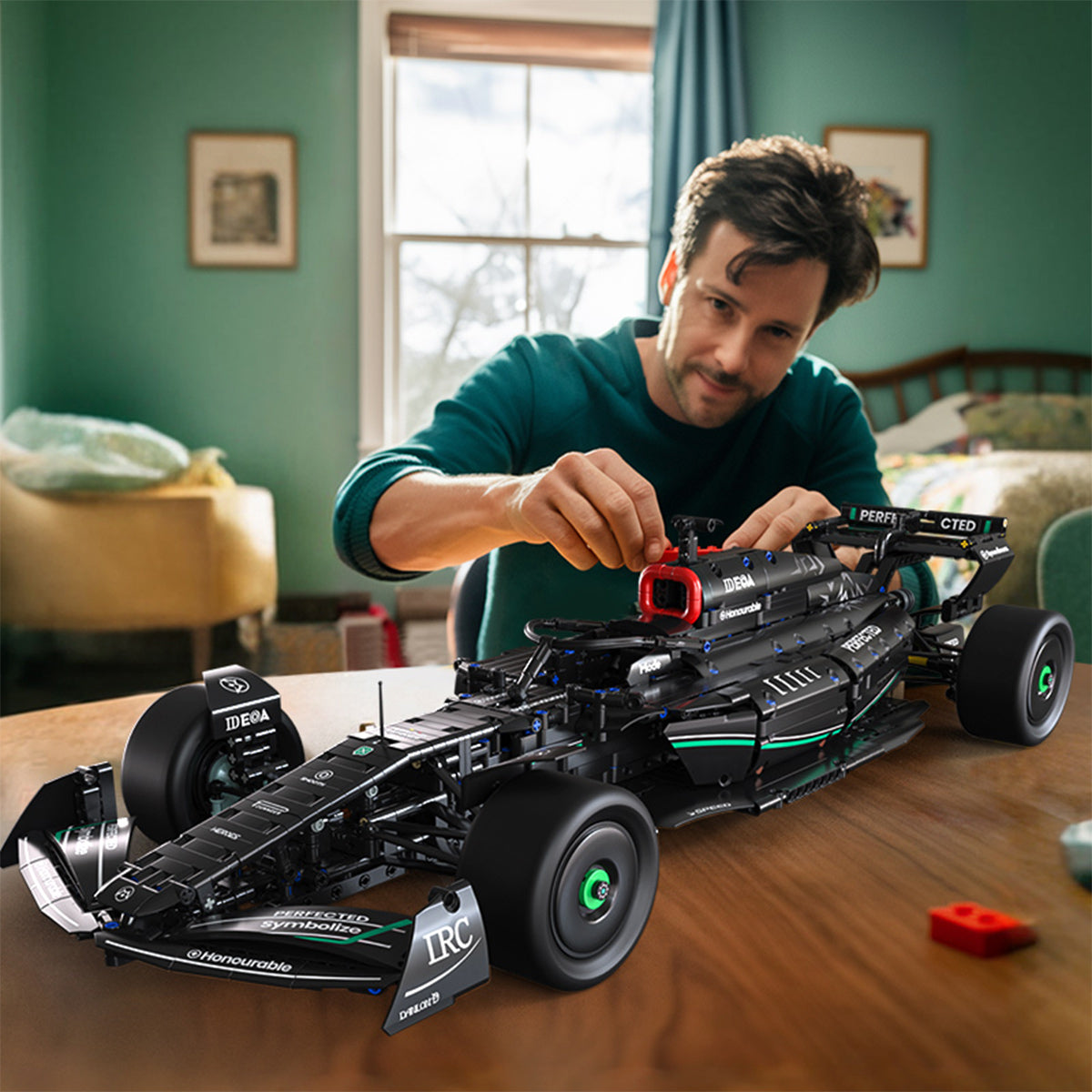 1724+pcs sports car building block assembly model, easy to assemble, perfect for birthdays, Christmas, Halloween, Thanksgiving, or New Year gifts