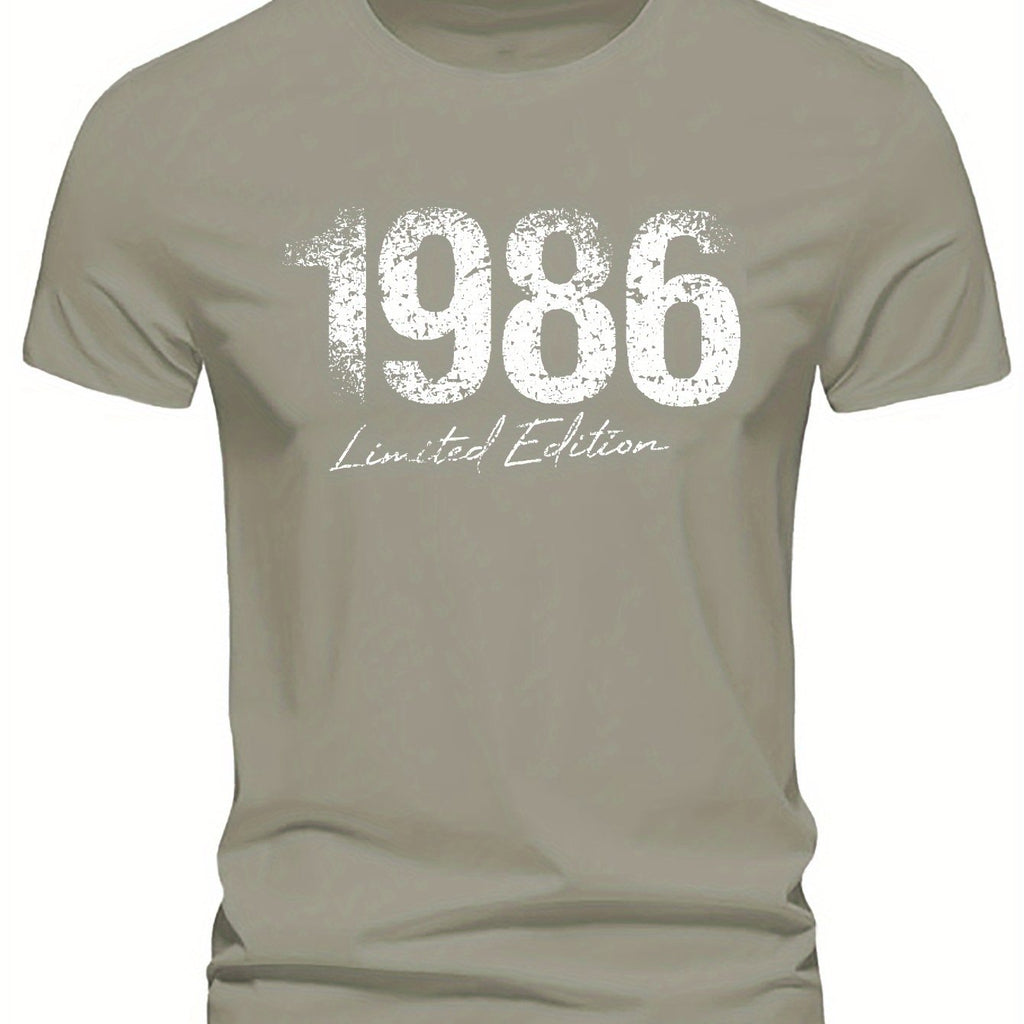 1986 Limited Edition Men'S Short Sleeve T-Shirt Summer T-Shirt Top