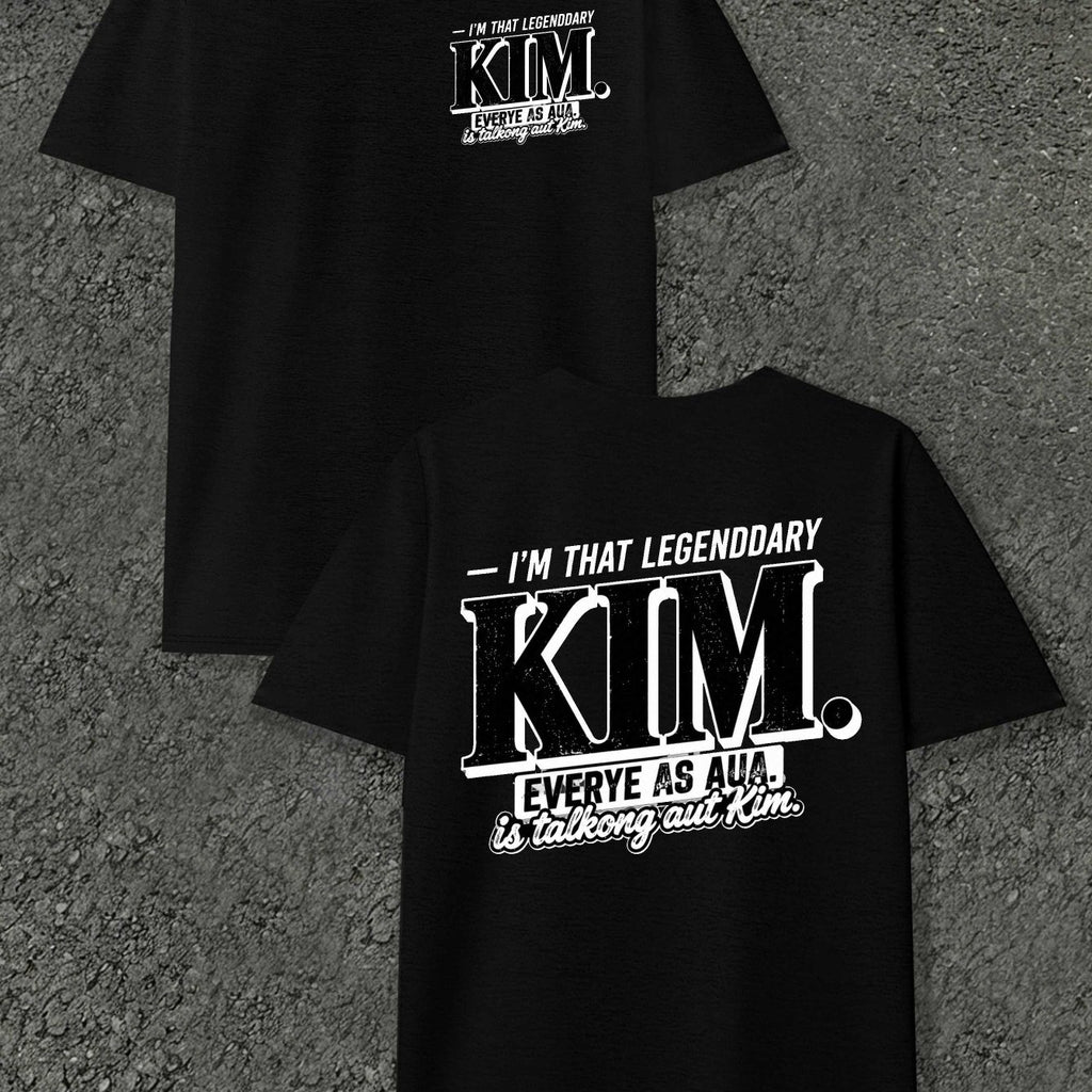 Legendary Kim Men's T-shirts with Markings