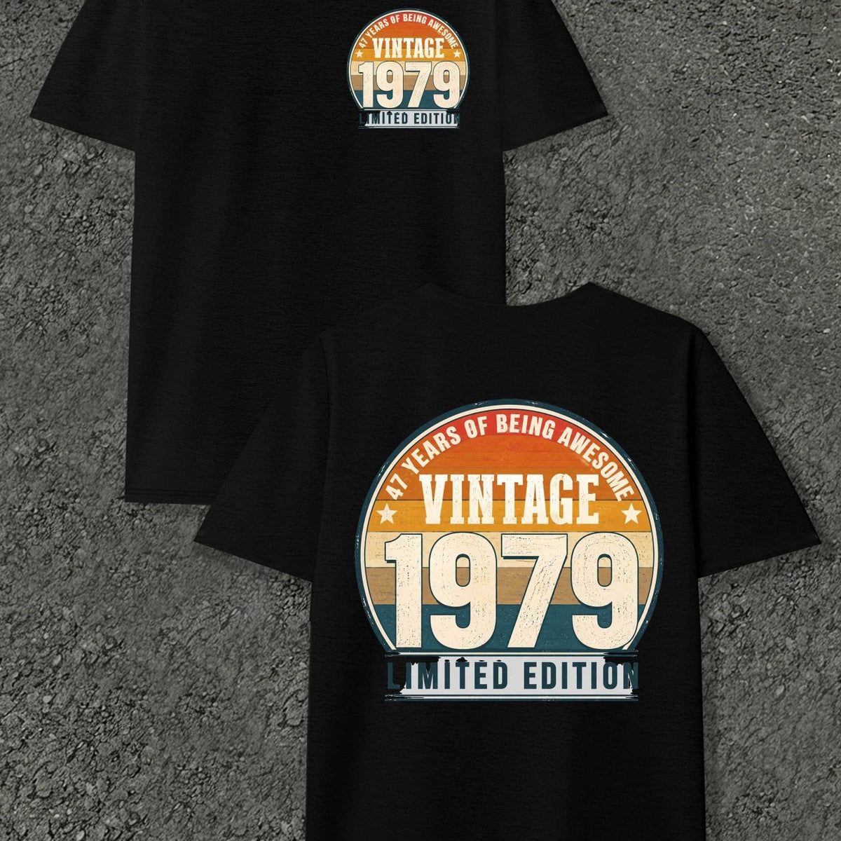 Vintage 1979 Celebration Men'S T-Shirts with Markings