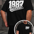 Classic 1987 Limited Edition Men'S T-Shirts with Markings