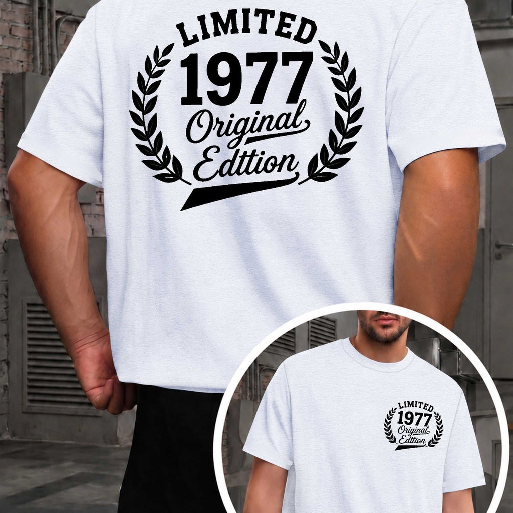 Limited Original Edition Men's T-shirts with Markings