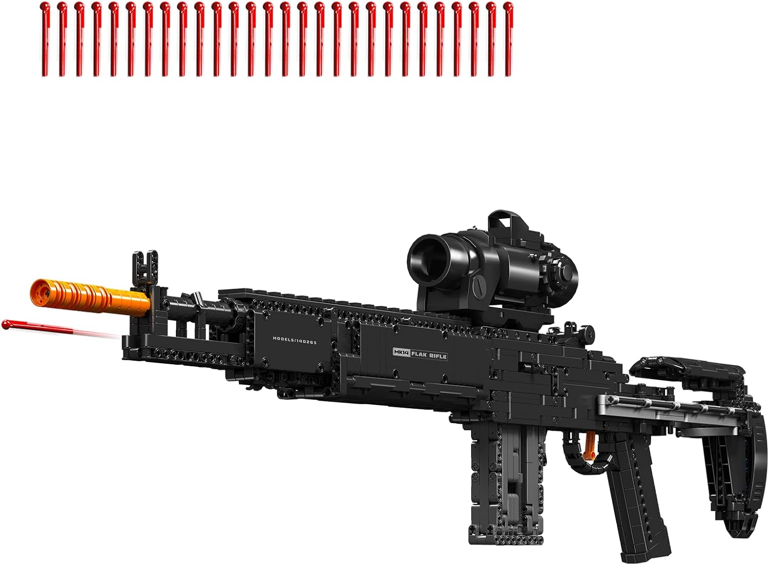 Sosuy Building Block Gun Sets, M1887 1:1 DIY Shootable Shotgun Model Guns Toys for Adult Teen Boys, Birthday for Men Kids Age 8+, Bricks Collection for Army Fan 1370PCS