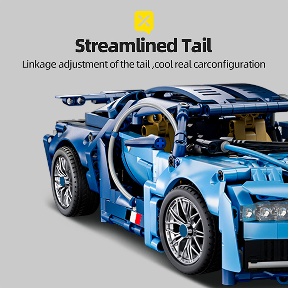 1144 cool building block racing cars, sports car models, super sports car, easy splicing and easy operation, good holiday gifts, suitable for Christmas and other holiday gifts