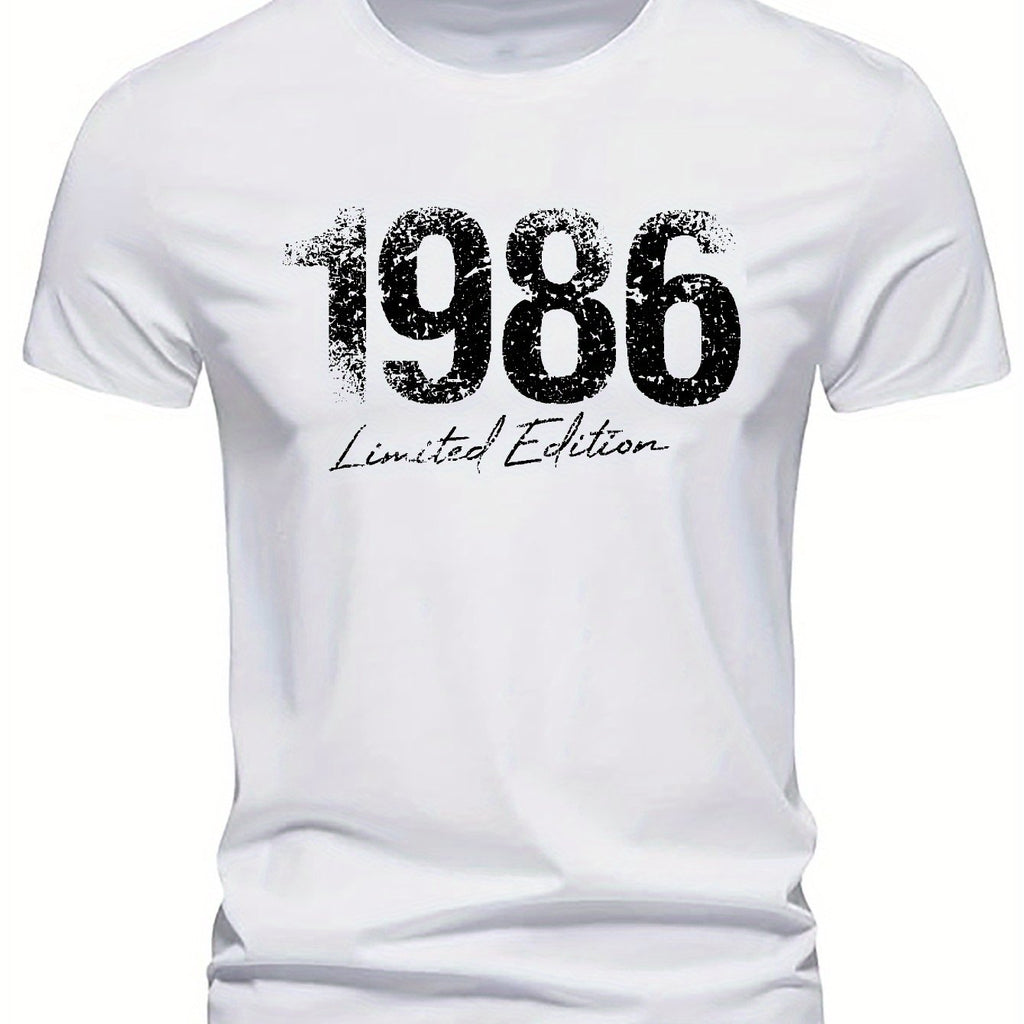 1986 Limited Edition Men'S Short Sleeve T-Shirt Summer T-Shirt Top