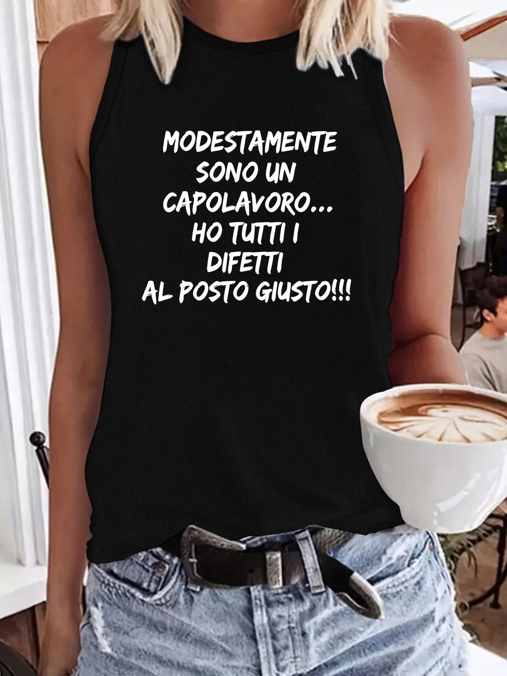 Women's Italian Phrase -Shirt - \