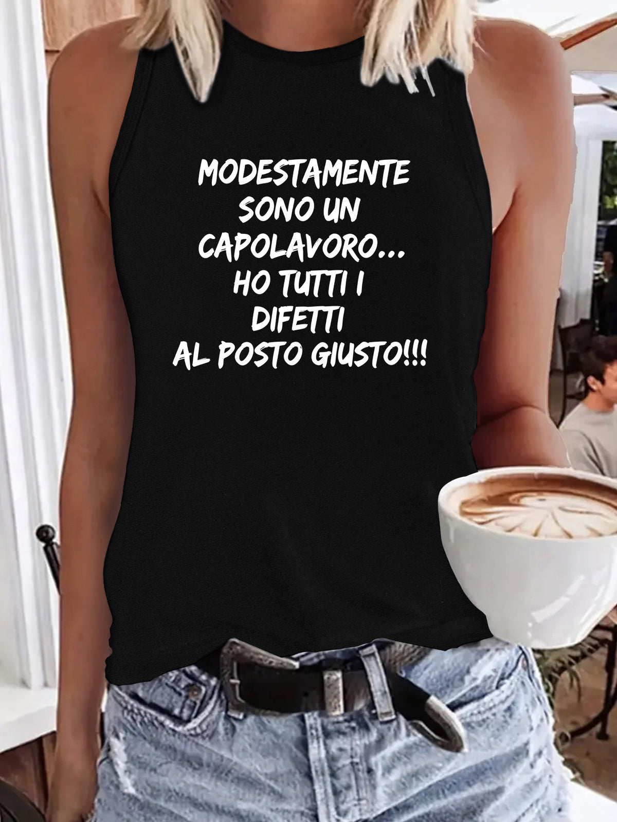Women's Italian Phrase -Shirt - \