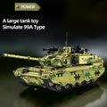 2022PCS simulation tank model, finely restore military details, match movable battery structure, build with high quality parts, adapt to military enthusiasts and assembling talents, immersive experience of creative building fun