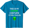 Weird Funny This is My Human Costume I'm Really an Alien T-Shirt