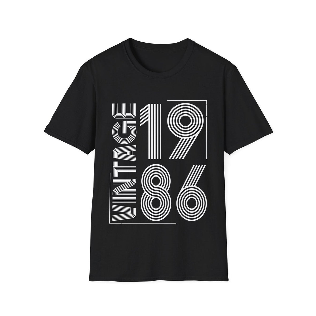 Classic 1986 T-Shirts for Men Featuring a Humorous Design, Perfect for Celebrating a 1986 Birthday. This Breathable Short-Sleeve Casual Shirt Is Ideal for The Gym, Travel, Beach Outings, And Workout Sessions