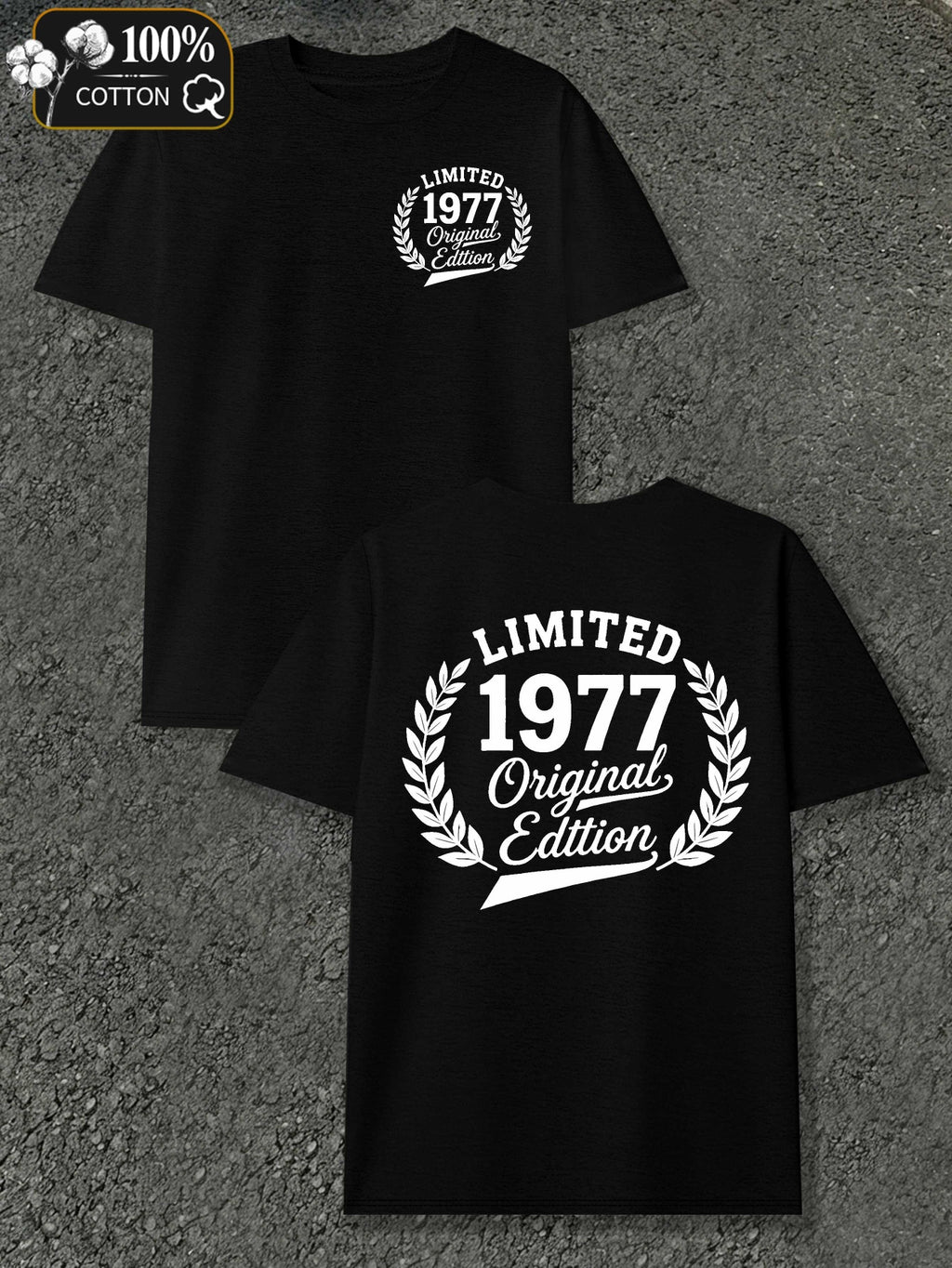 Limited Original Edition Men's T-shirts with Markings