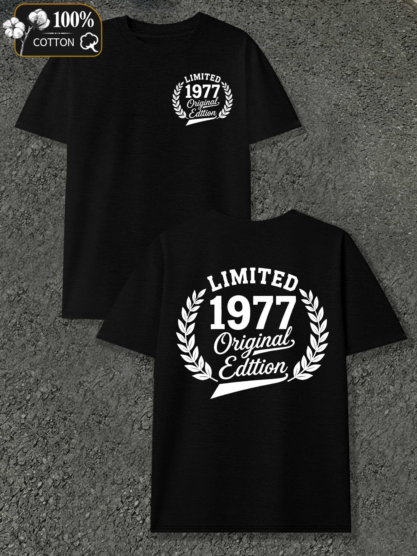 Limited Original Edition Men's T-shirts with Markings