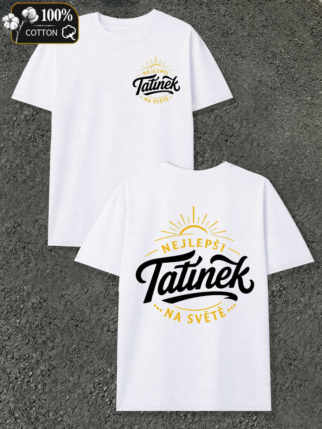 Best Dad in The World Men'S T-Shirts with Markings