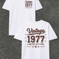 Vintage Limited Edition Men's T-shirts with Markings