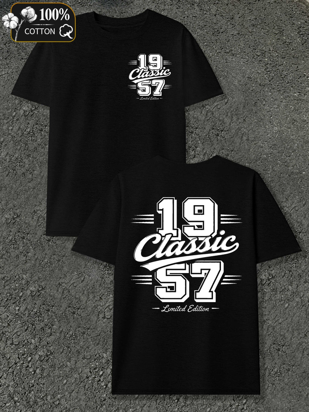 Classic 1957 Limited Edition Men'S T-Shirts with Markings