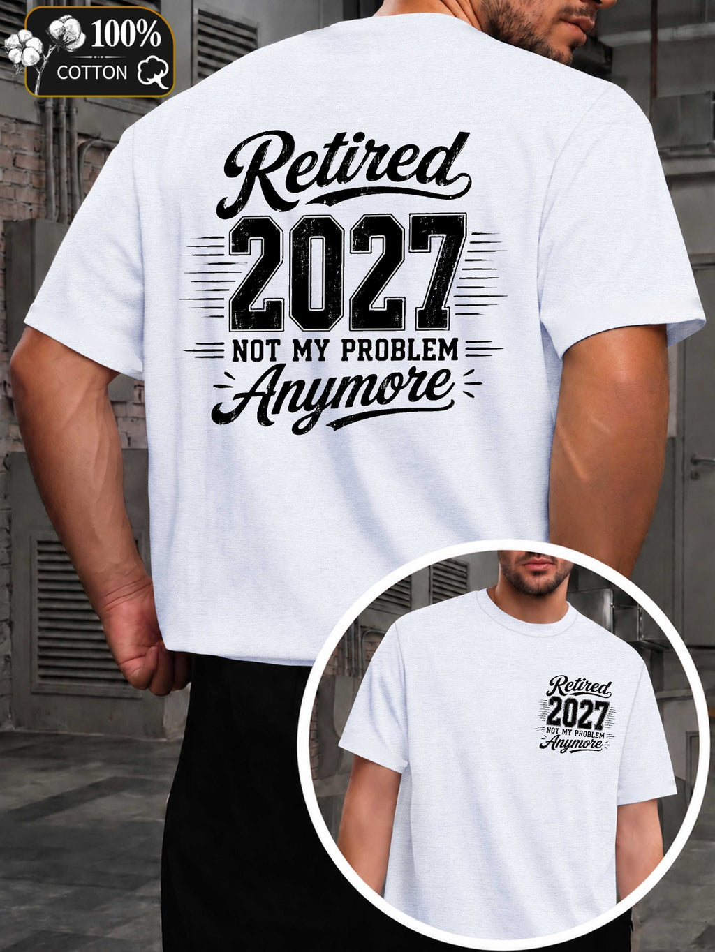 Not My Problem Anymore Men'S T-Shirts with Markings